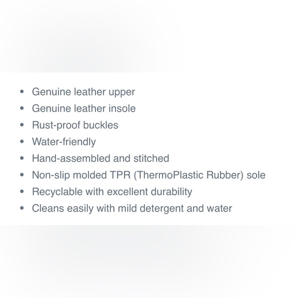 Salt Water Brown Leather Sandals Youth 7 (Women’s size 9) - Picture 3 of 8